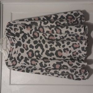 Animal print sweater 1xl